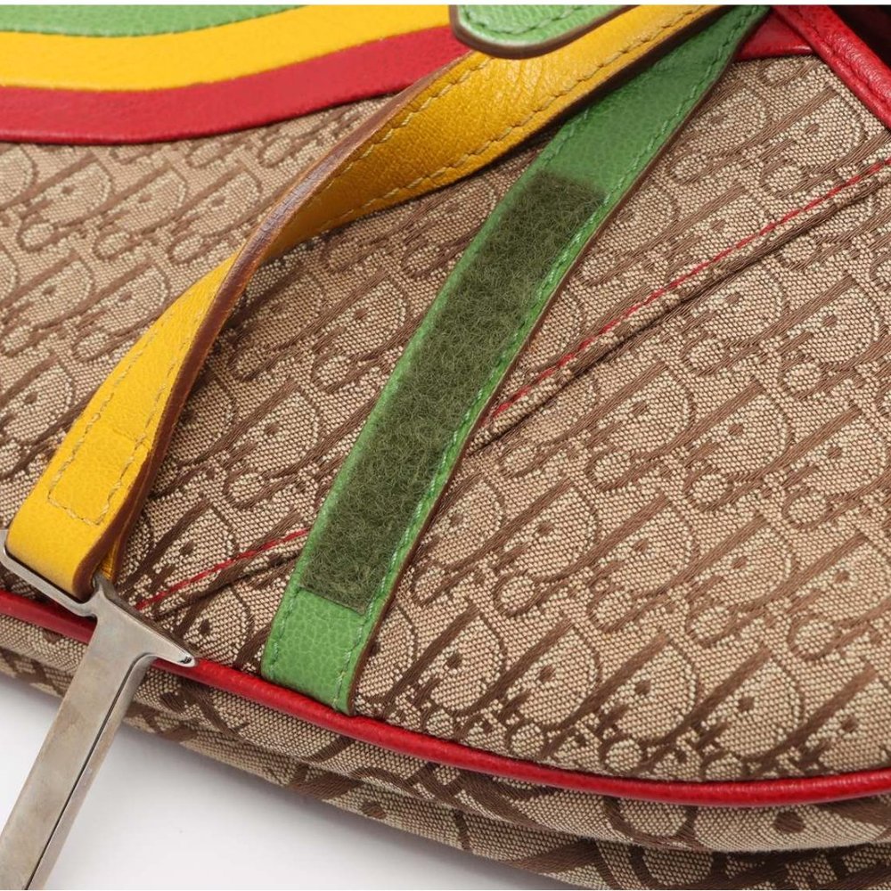 Christian Dior Rasta Diorissimo Trotter Saddle Bag - Picture 4 of 13